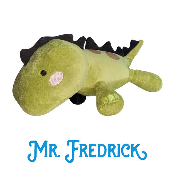 mr fredrick weighted dinosaur plush