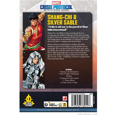 PRE ORDER: Marvel: Crisis Protocol - Shang Chi &amp; Silver Sable