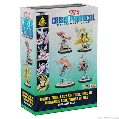 PRE ORDER: Marvel: Crisis Protocol - Mighty Thor, Lady Sif, Thor, Hero of Midgard &amp; Loki, Prince of Lies