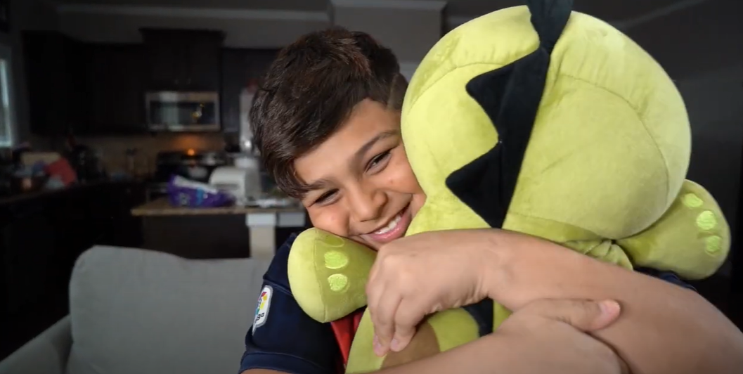 Load video: Spike can bring joy to sad kids